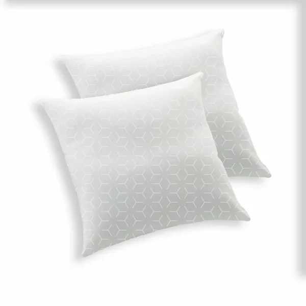 Couleurs variées BLANREVE Lot De 2 Oreillers Confort Moelleux En Polycoton TENDRESSE 4