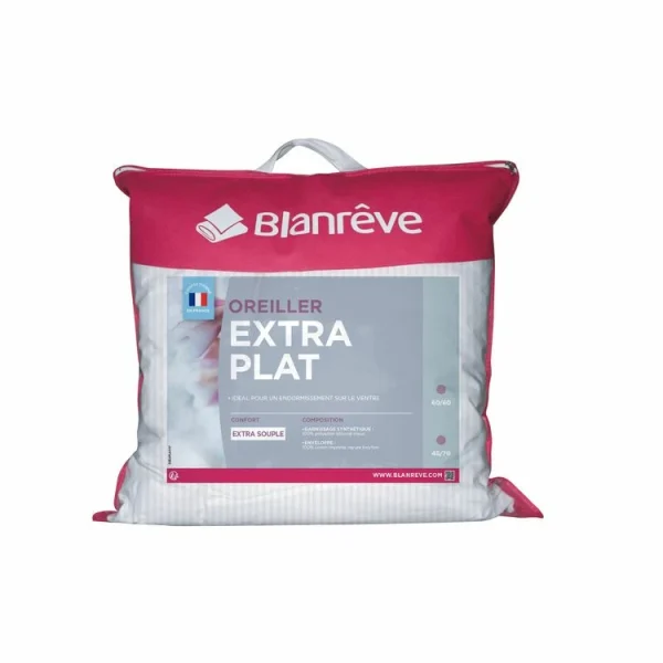 à prix d'occasion BLANREVE Oreiller Souple Coton EXTRA PLAT 1