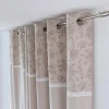 VIDAXL Rideaux Occultants Et Anneaux En Metal 2 Pcs Rouille 140×245 Cm pas cher 14