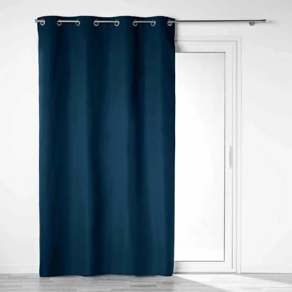 Paris VIDAXL Rideaux Occultants Avec Anneaux Metal 2pcs Anthracite 140x245cm 5