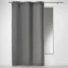 Paris Prix Rideau à Oeillets Panama 140x280cm Gris Ardoise officiel 17