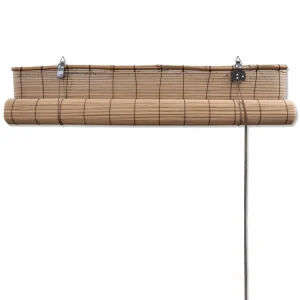 VIDAXL Stores Roulants En Bambou 2 Pcs Marron 120×220 Cm à prix d'occasion 14