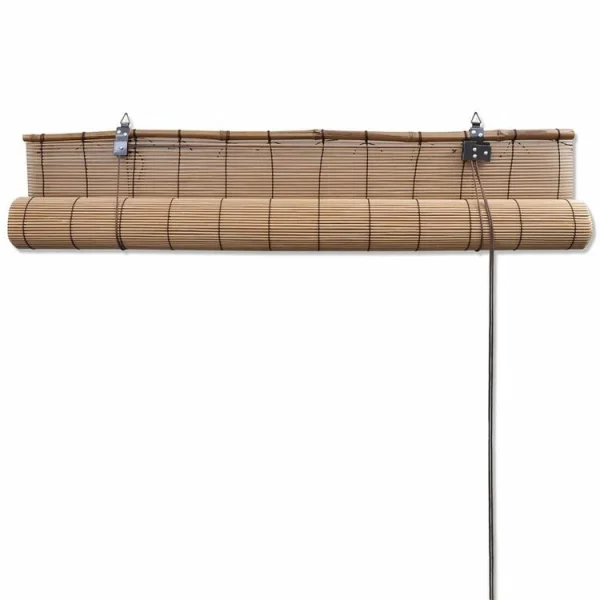 offre spéciale VIDAXL Store Roulant Bambou Marron 150 X 220 Cm 6