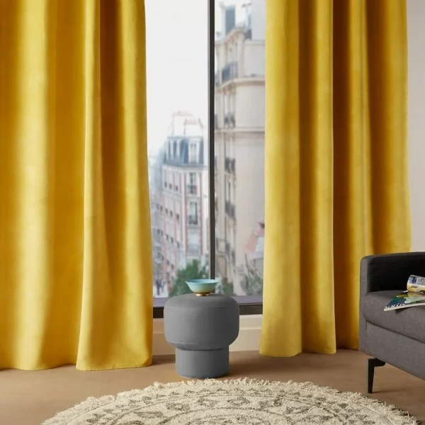 ATMOSPHERA Rideau Lilou – 140 X 260 Cm – Ocre Meilleur Prix Garanti 3