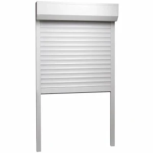 VIDAXL Volet Roulant Aluminium 100 X 210 Cm Blanc qualité d’originales 10