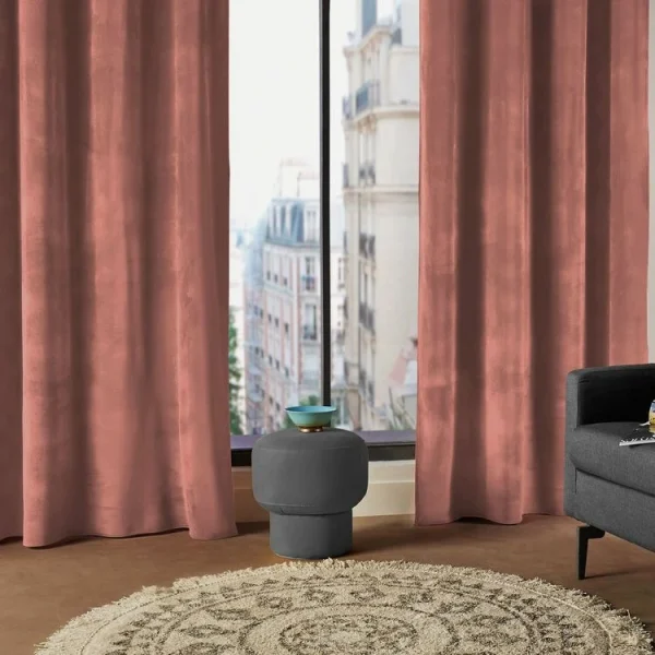 ATMOSPHERA Rideau Lilou – 140 X 260 Cm – Rose Blush en vente 3