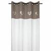 Lovely Casa Rideau à œillets 140×260 Cm Meane Taupe boutique 16